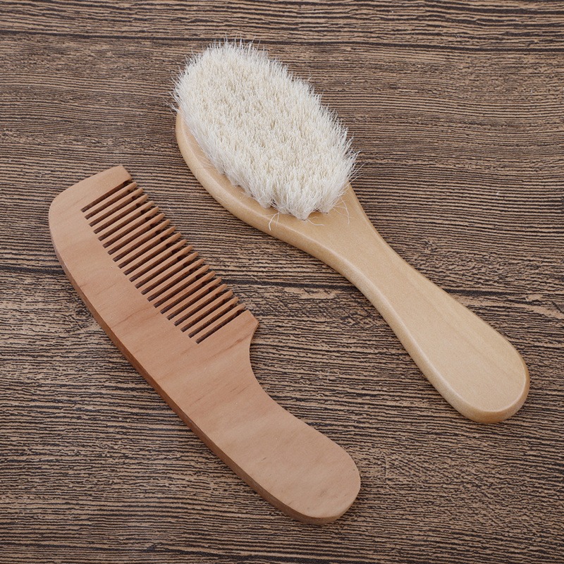2Pcs Set Baby Hair Brush & Com - Baby Products Kit Set 评论和价格