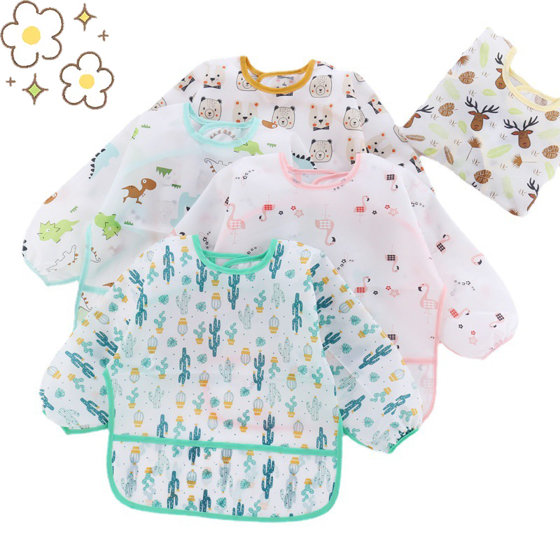 Baby Silicone Cartoon Bib 0-6  - Silicone Baby Bibs 评论和价格