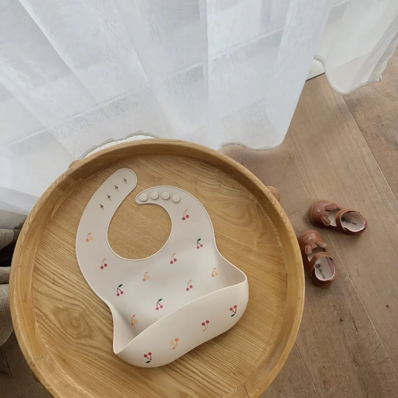 Baby Bibs Ins Style Print Wate - Silicone Baby Bibs 评论和价格