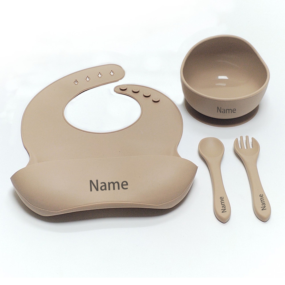 Free Name Printing Children's  - Silicone Baby Bibs 评论和价格