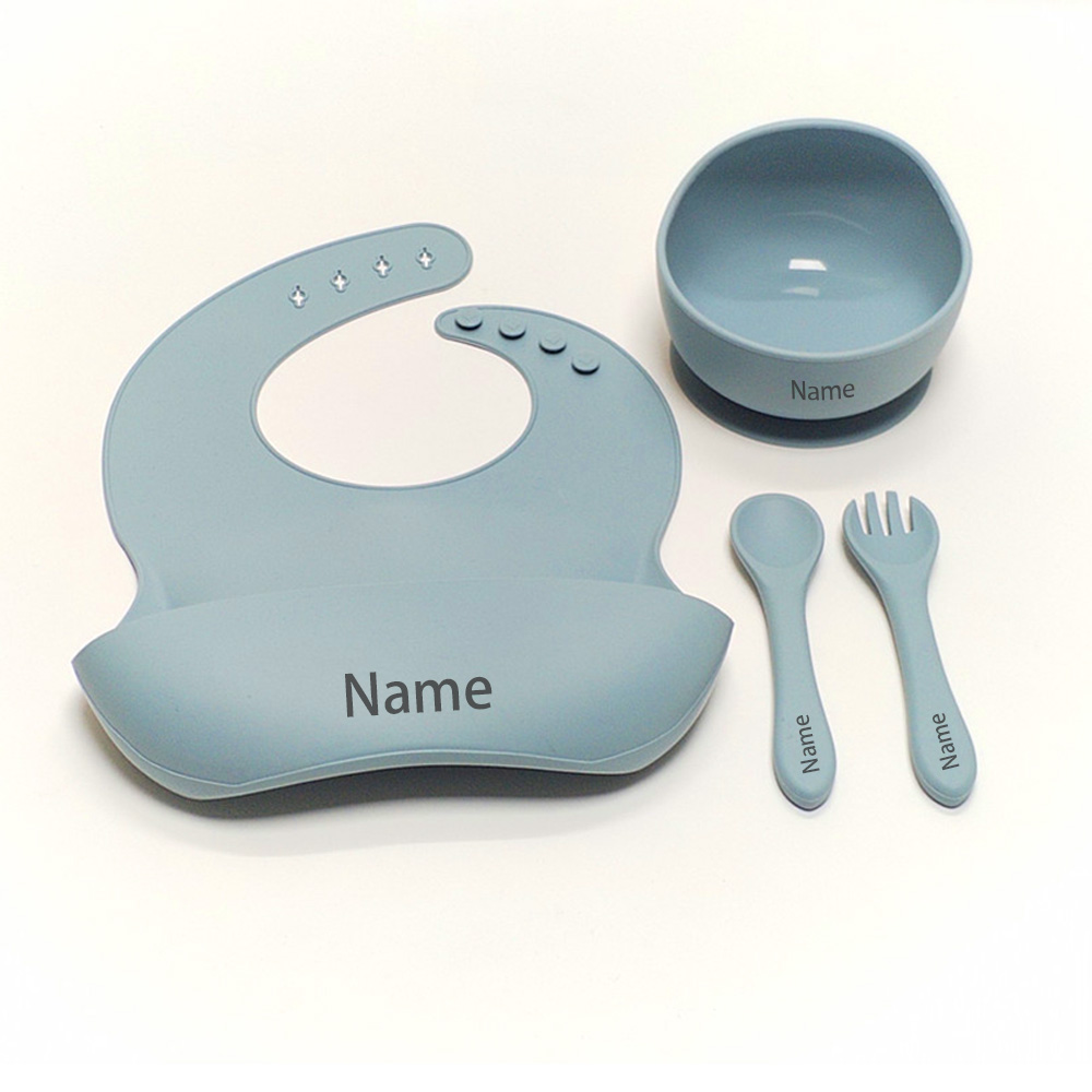 Free Name Printing Children's  - Silicone Baby Bibs 评论和价格