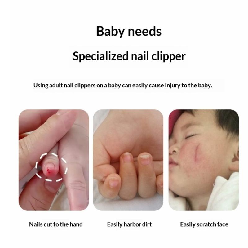 4Pcs Kids Safe Portable Nail C - Baby Products Kit Set 评论和价格