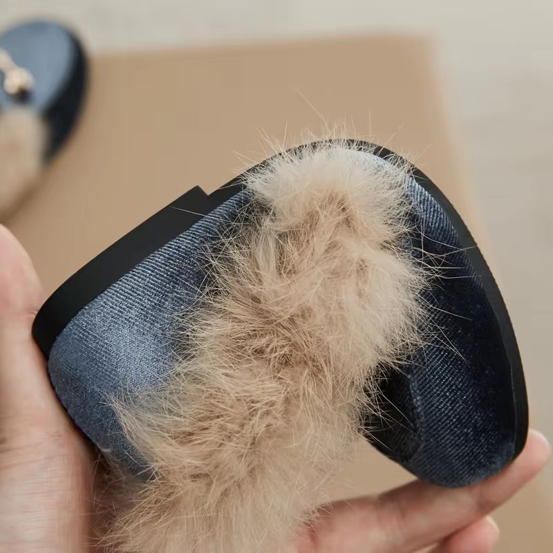 Winter Kids Fur Princess Shoes - Baby Products Brand 评论和价格