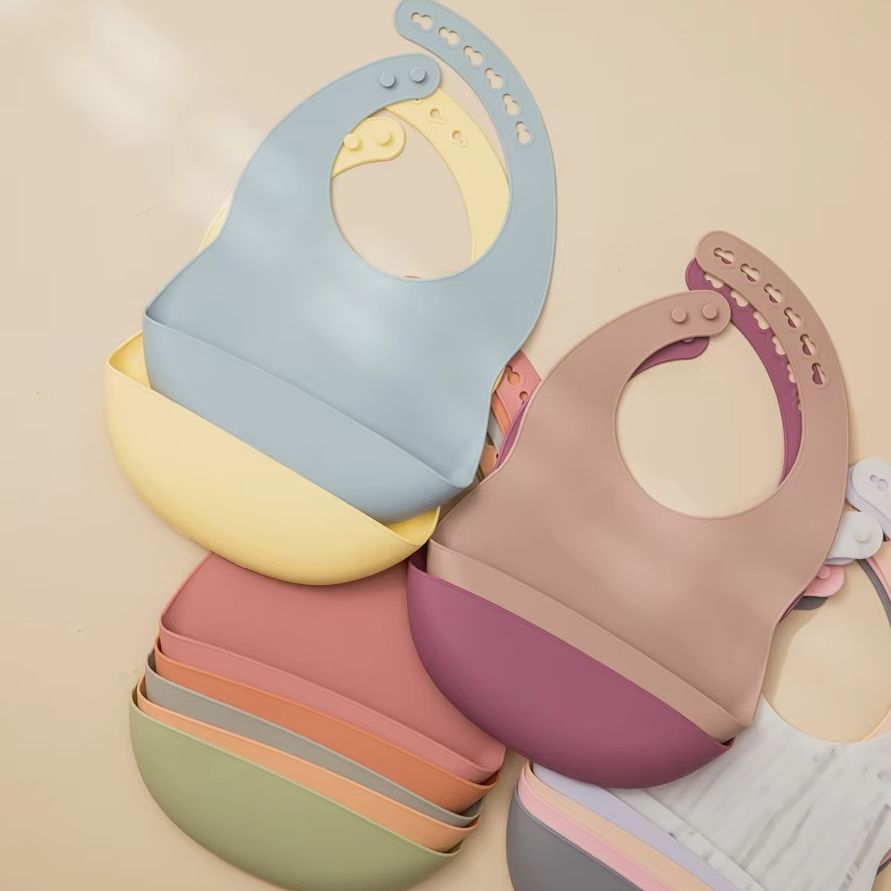 Baby Bibs for Mealtime Waterpr - Silicone Baby Bibs 评论和价格
