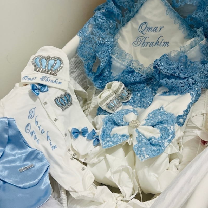 5pcs Newborn Baby Boy Outfits  - Baby Products Kit Set 评论和价格